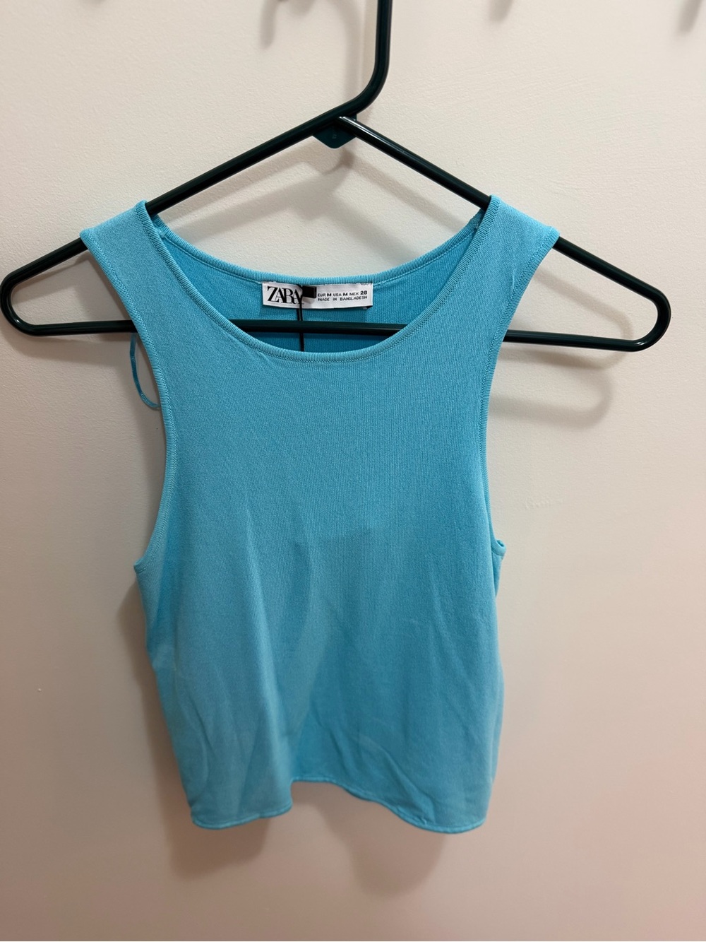 NWT ZARA Light Blue Tank Top